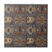 Afrikanisches Stammeskollaps Fliese (Vorderseite)