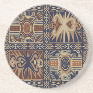 Afrikanisches Stammeskollaps Getränkeuntersetzer