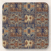 Afrikanisches Stammeskollaps Getränkeuntersetzer (Vorderseite)