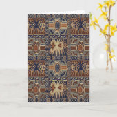 Afrikanisches Stammeskollaps Karte (Gelbe Blume)