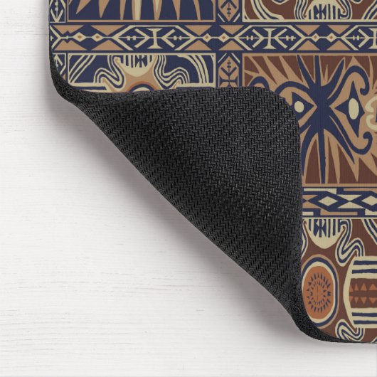 Afrikanisches Stammeskollaps Mousepad (Ecke)
