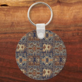 Afrikanisches Stammeskollaps Schlüsselanhänger (Vorderseite)