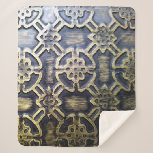 Afrikanisches Stammeskunstmuster Sherpadecke (Vorderseite)