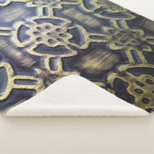 Afrikanisches Stammeskunstmuster Sherpadecke (3/4)