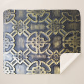 Afrikanisches Stammeskunstmuster Sherpadecke (Vorderseite (Horizontal))