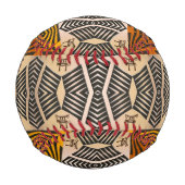 afrikanisches Stammesmuster Baseball (Vorderseite)