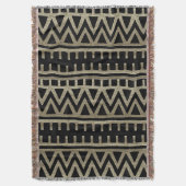 Afrikanisches Stammesmuster Decke (Vorderseite Vertikal)