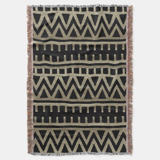 Afrikanisches Stammesmuster Decke (Vorderseite Vertikal)