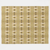 afrikanisches Stammesmuster Fleecedecke (Vorderseite (Horizontal))