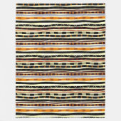 Afrikanisches Stammesmuster Fleecedecke (Vorderseite)