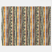 Afrikanisches Stammesmuster Fleecedecke (Vorderseite (Horizontal))