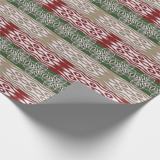 Afrikanisches Stammesmuster Geschenkpapier (Ecke)