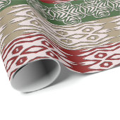 Afrikanisches Stammesmuster Geschenkpapier (Rolleneckpunkt)