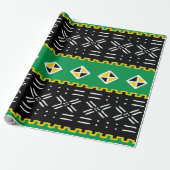 Afrikanisches Stammesmuster Geschenkpapier (Ungerollt)