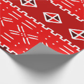 Afrikanisches Stammesmuster Geschenkpapier (Ecke)