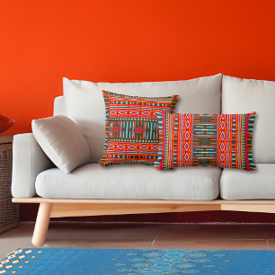 Afrikanisches Stammesmuster inspiriert Lendenkissen