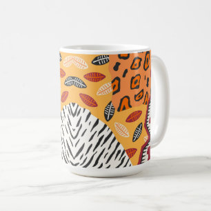 Afrikanisches Stammesmuster Kaffeetasse