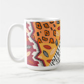 Afrikanisches Stammesmuster Kaffeetasse (Links)