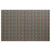 Afrikanisches Stammesmuster mit Idole. Stoff (Yard (91,4 cm))
