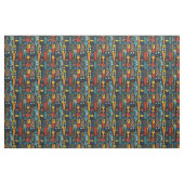 Afrikanisches Stammesmuster mit Idole. Stoff (Fat Quarter (45,7 x 55,9 cm))