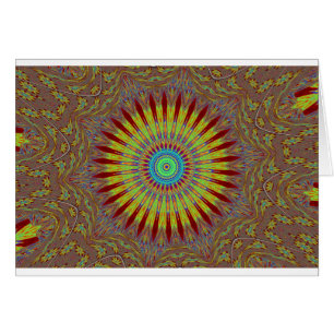 Afrikanisches Stammesmuster mit iranischem Teppich