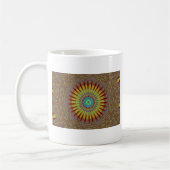 Afrikanisches Stammesmuster mit iranischem Teppich Kaffeetasse (Links)