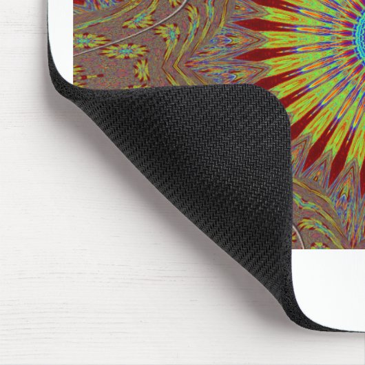 Afrikanisches Stammesmuster mit iranischem Teppich Mousepad (Ecke)