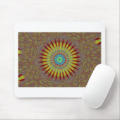 Afrikanisches Stammesmuster mit iranischem Teppich Mousepad (Mit Mouse)