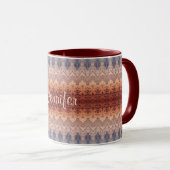 afrikanisches Stammesmuster.monogramm. Tasse (VorderseiteRechts)