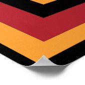 afrikanisches Stammesmuster Poster (Ecke)