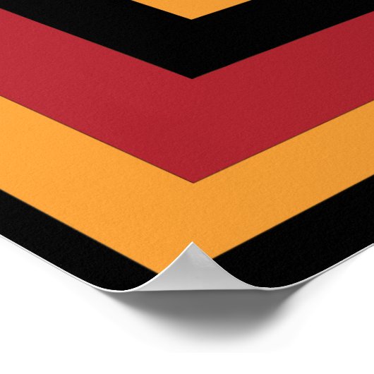 afrikanisches Stammesmuster Poster (Ecke)