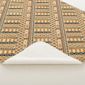 Afrikanisches Stammesmuster Sherpadecke (3/4)