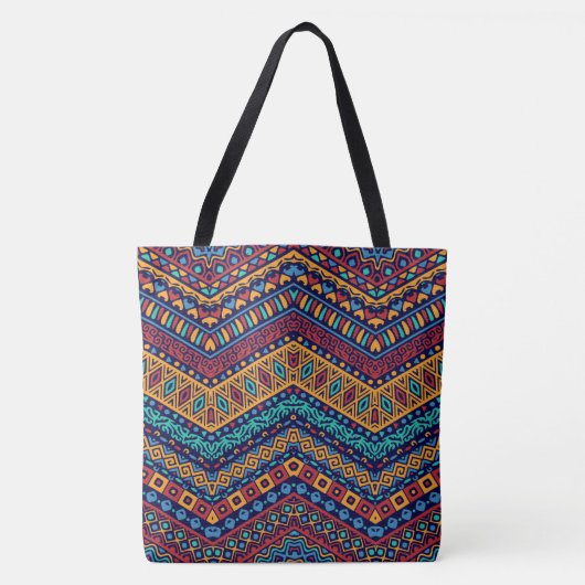 Afrikanisches Stammesmuster Tasche (Vorderseite)