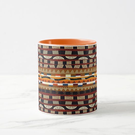 Afrikanisches Stammesmuster Tasse (Zentrum)