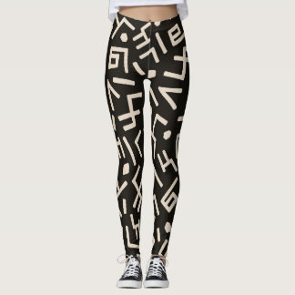 Afrikanisches Stilmuster Leggings