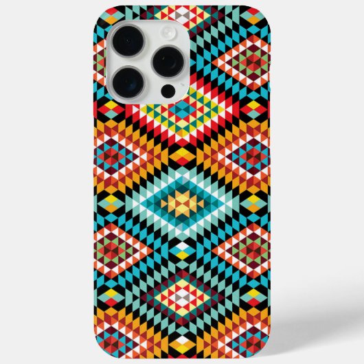 Afrikanisches Stoffmuster Case-Mate iPhone Hülle (Rückseite)