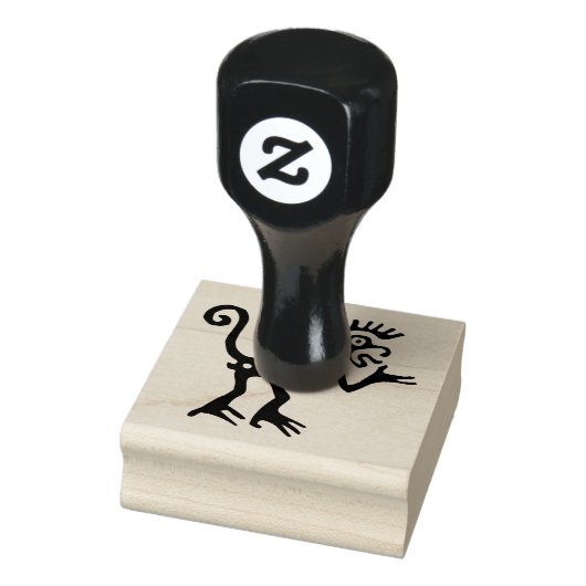 afrikanisches symbolisches gummistempel (Stempel)