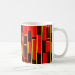 Afrikanisches Textil Inspiriert Abstrakt Kaffeetasse