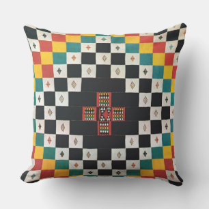 Afrikanisches Textildesign Kissen