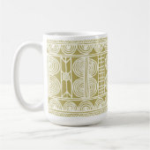 Afrikanisches Textildesign - Tasse (Links)
