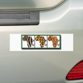 Afrikanisches Tier Collage2 Autoaufkleber (Auf Auto)