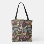 Afrikanisches Tier-Muster Tasche (Rückseite)