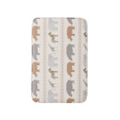 Afrikanisches Tiermuster 1 Badematte (Vorderseite Vertikal)