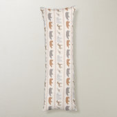 Afrikanisches Tiermuster 1 Seitenschläferkissen (Rückseite (Vertikal))