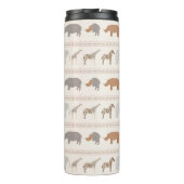 Afrikanisches Tiermuster 1 Thermosbecher (Rückseite)