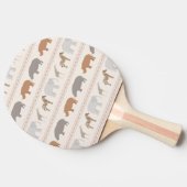 Afrikanisches Tiermuster 1 Tischtennis Schläger (Seitenansicht)