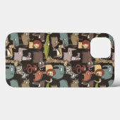 Afrikanisches Tiermuster Case-Mate iPhone Hülle (Rückseite (Horizontal))