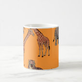 Afrikanisches Tiermuster Kaffeetasse (Mittel)