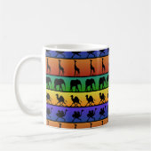 Afrikanisches Tiermuster Kaffeetasse (Links)