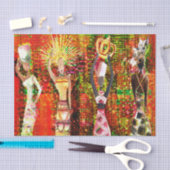 Afrikanisches Tissue Paper Supremes Seidenpapier (Handwerk)